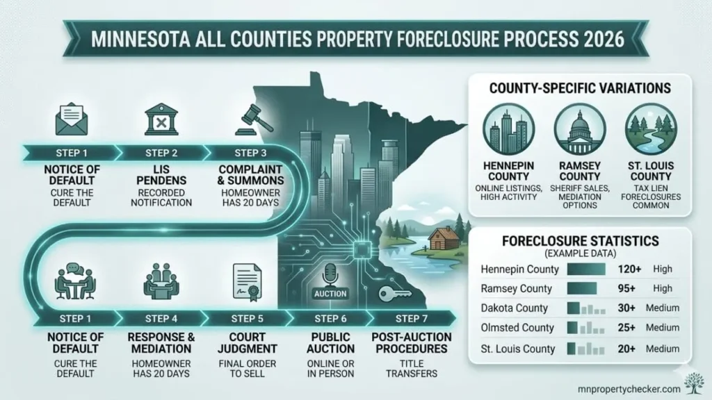 Minnesota All Counties Property Foreclosure Process 2026